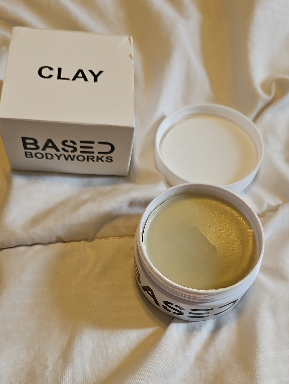 Based Bodyworks Clay Hair Styling Paste in Pale Green